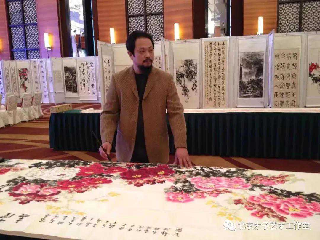 著名牡丹画家乔静波作品，请大家欣赏、收藏！