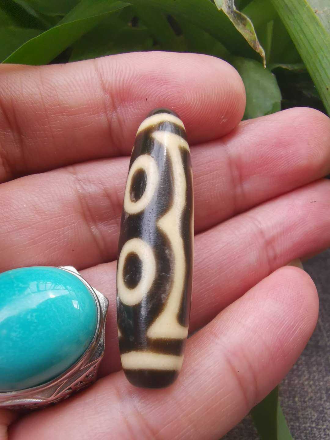 清代老料器 天珠