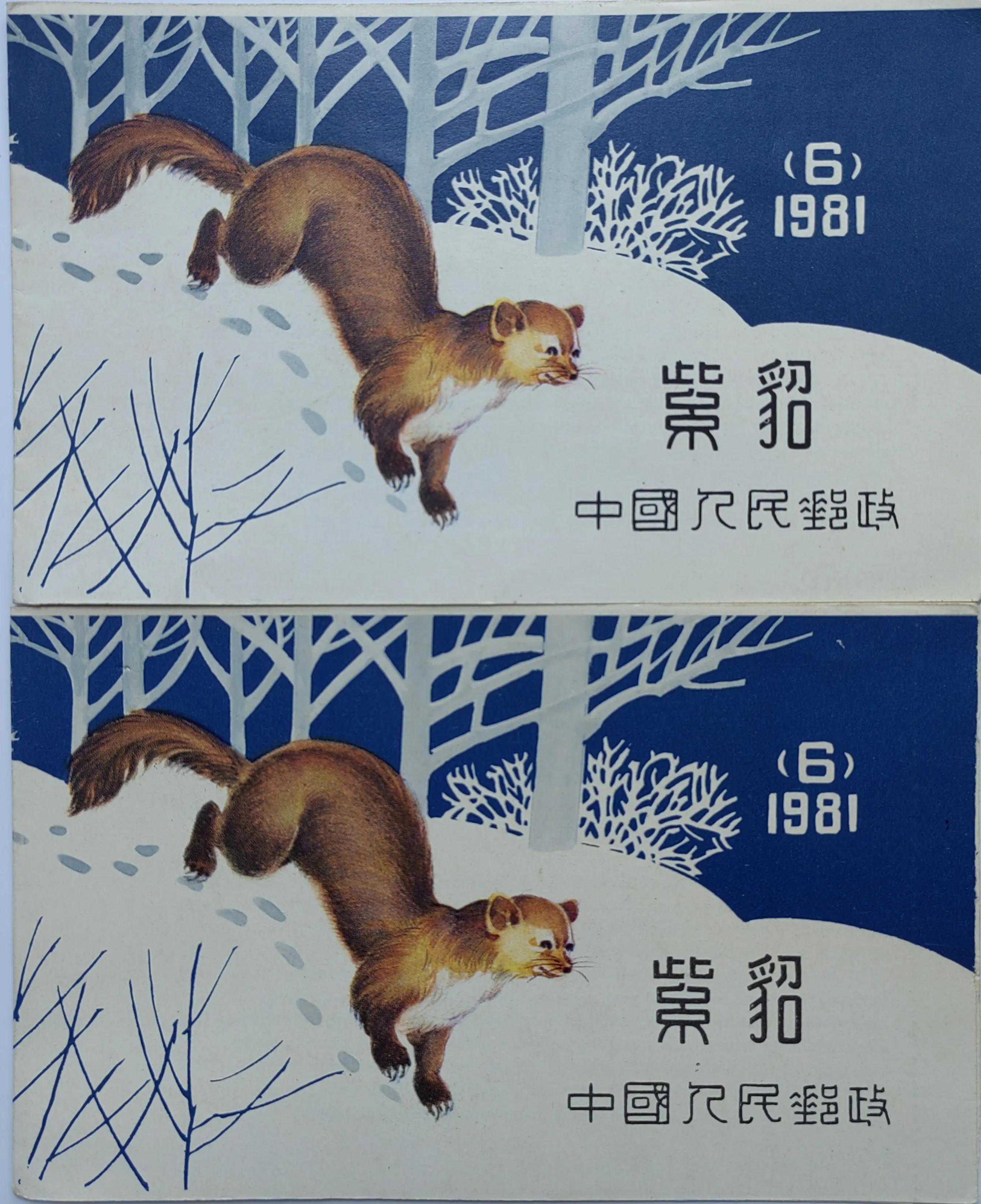 趣谈邮电部发行的小本票之三（紫貂）