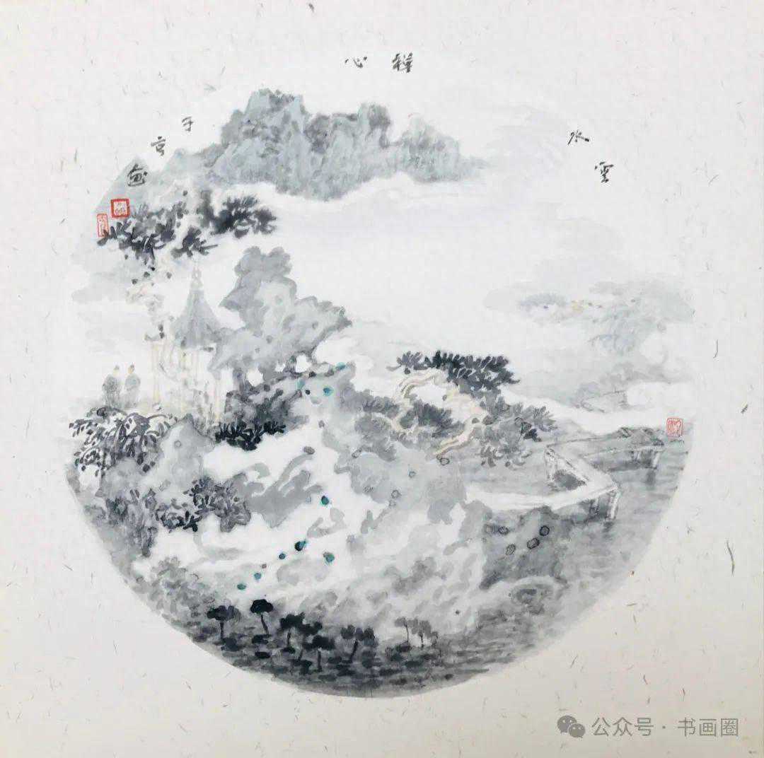 于亨：以“水”的少少许胜《镜片》水墨园林作品欣赏