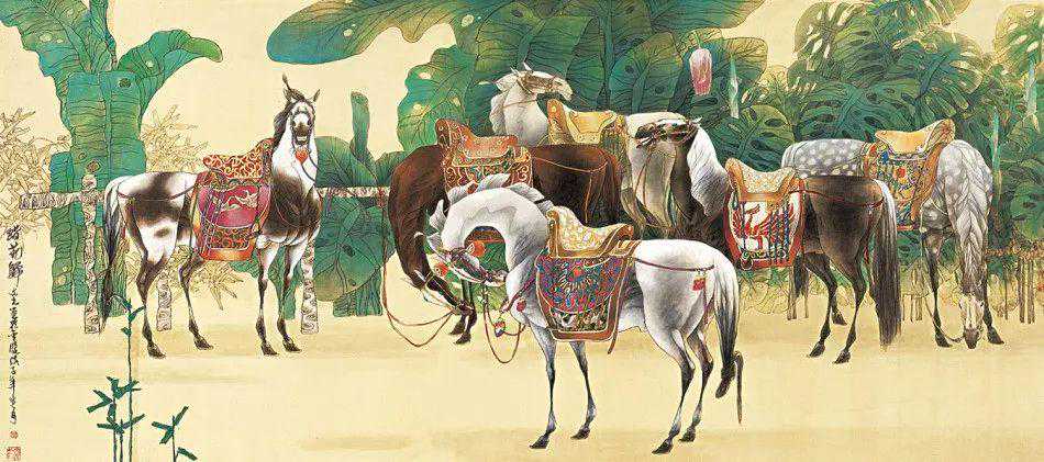 中华一骏｜赵文元的工笔马艺术（85幅）
