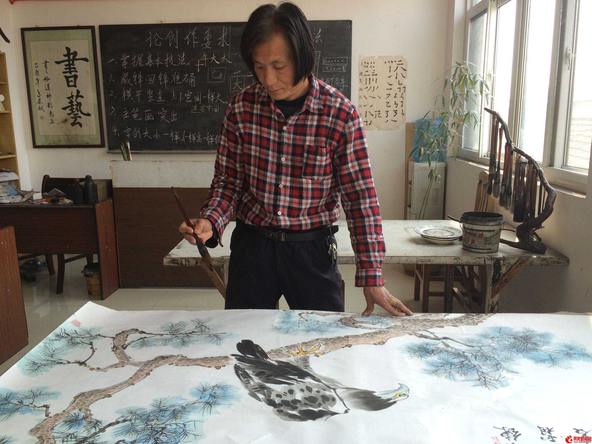 吕泰献：不向命运低头的勇者 用一生奋斗成就书画人生