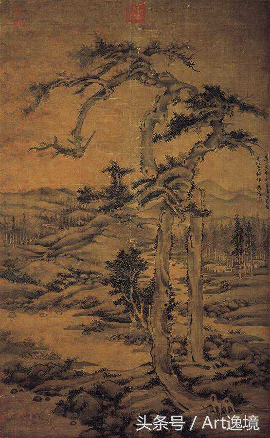 名家画松作品集欣赏