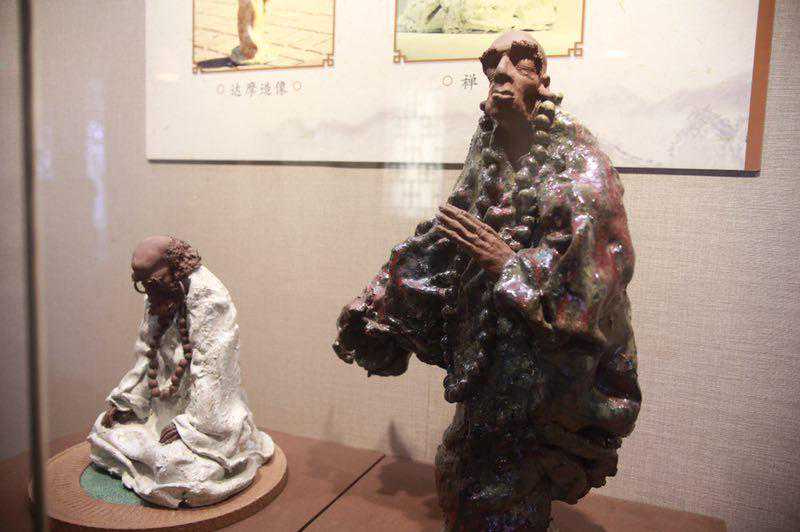 童定家陶艺作品展“再塑达摩”，将非遗保护融入陶艺