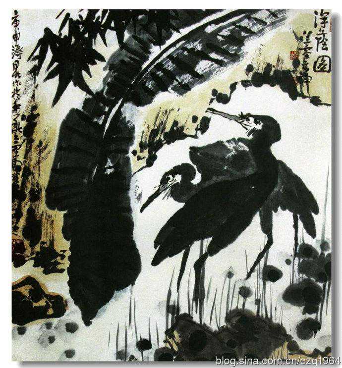 「转载」李苦禅画鹰作品欣赏