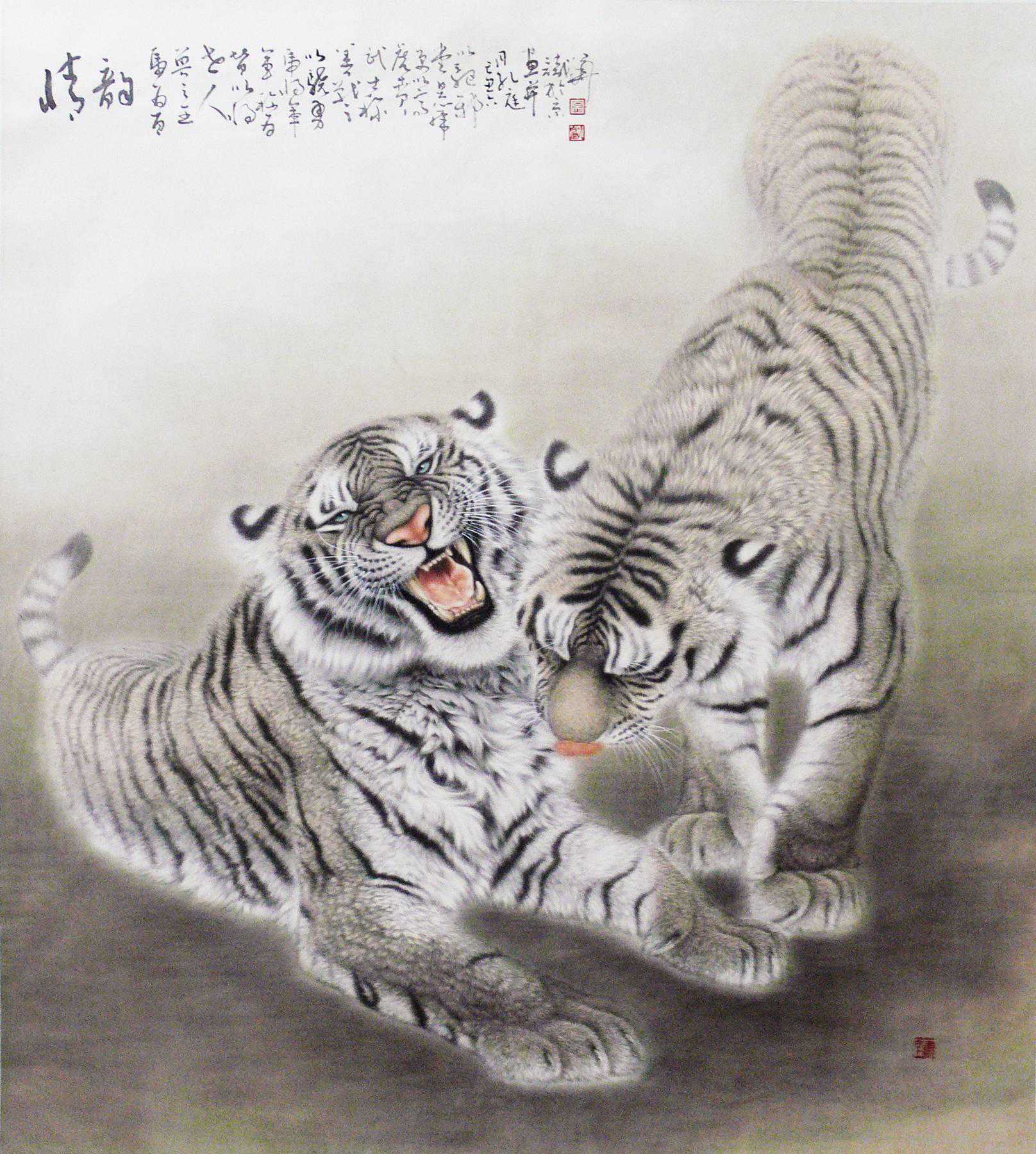 中国当代画家:吴孔庭工笔作品欣赏 中国当代画家:吴孔庭工笔作品欣赏