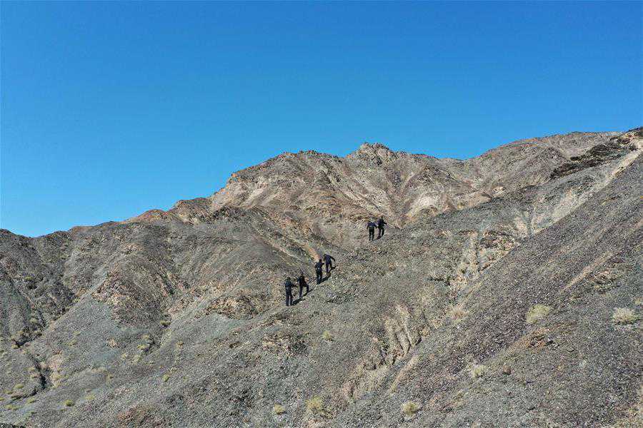 印刻在戈壁上的名字