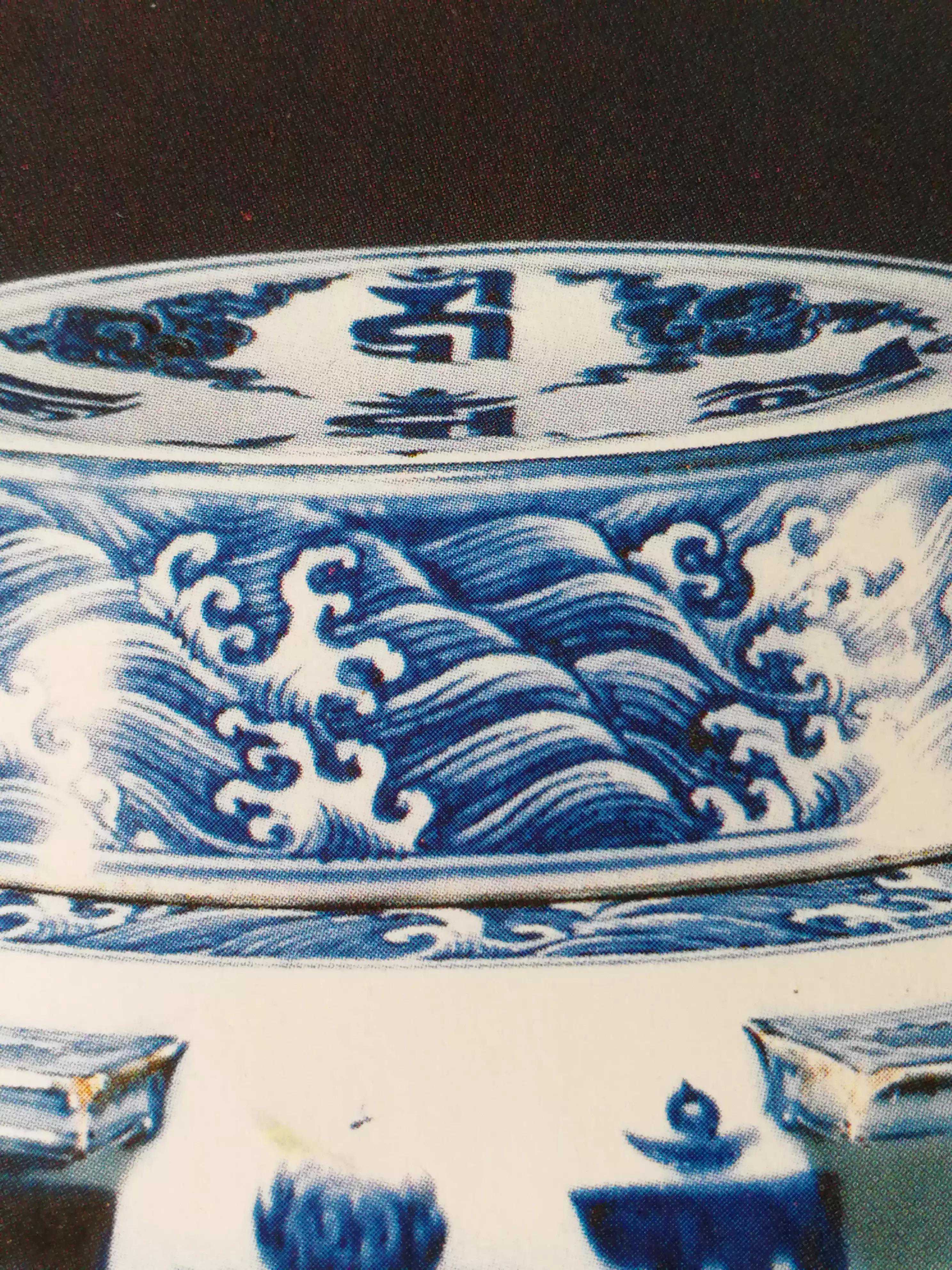 宣德青花-出戟盖罐