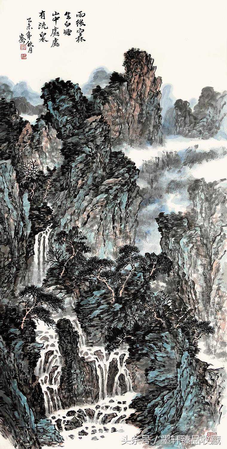 当代著名画家孟占京｜溪山秋色