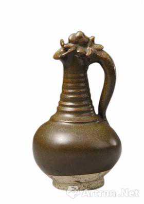 宋茶叶末釉凤首壶