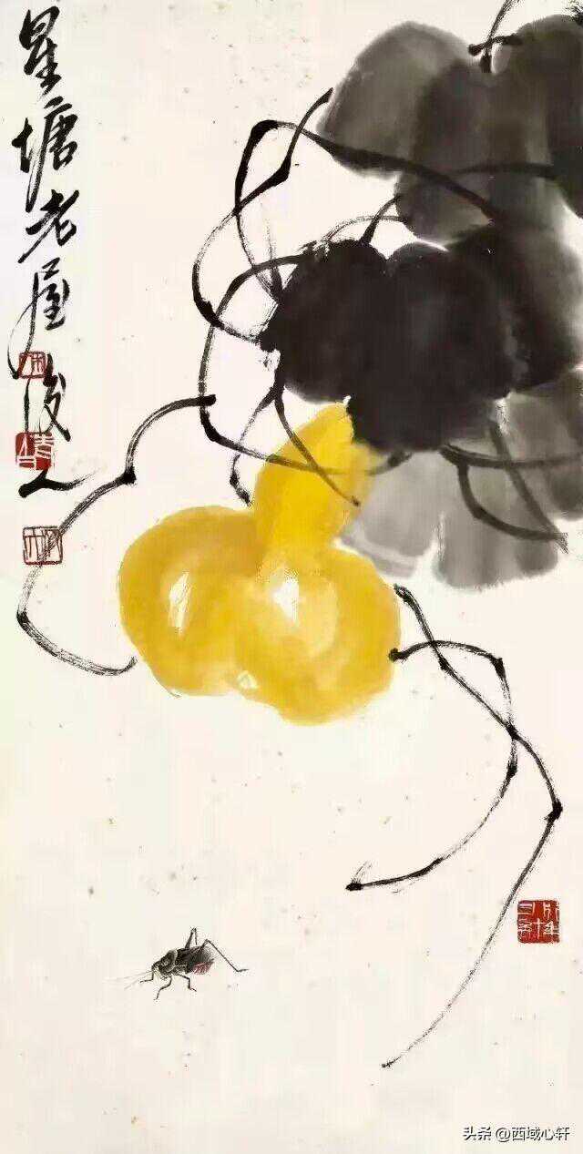 国画名家画葫芦作品欣赏 国画名家画葫芦作品欣赏